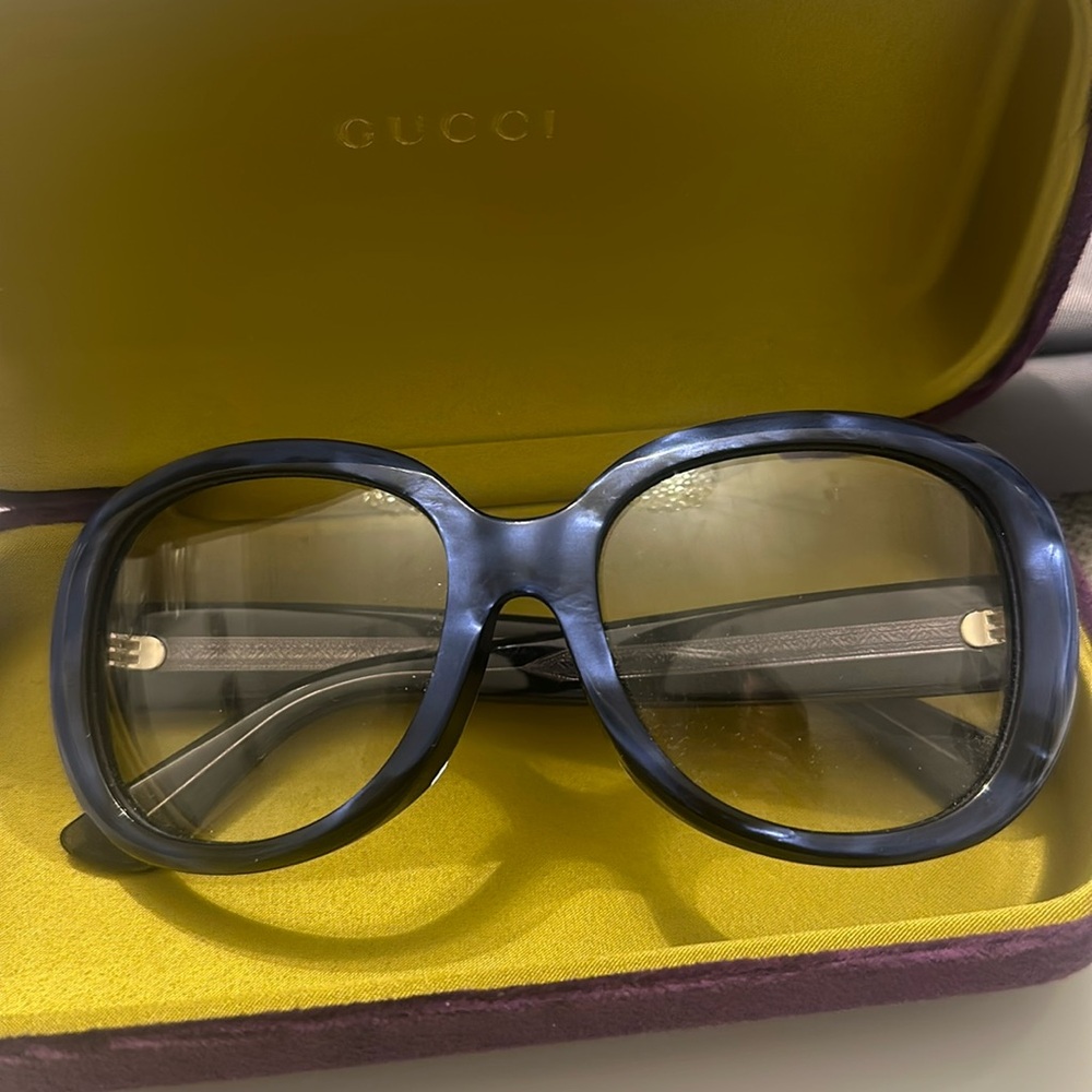 Authentic Gucci glasses frame and case